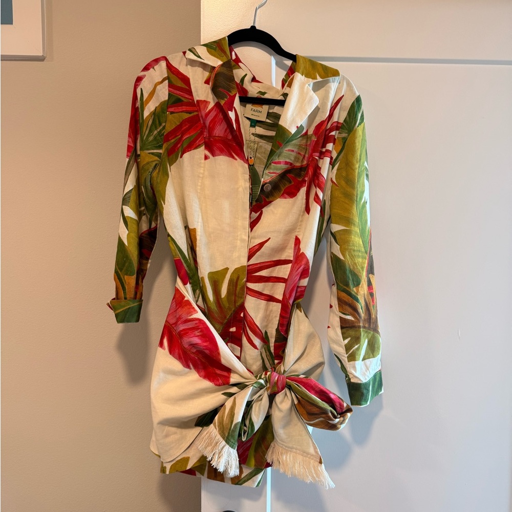Farm Rio Spring Forest Mini Dress - Picture 5 of 11
